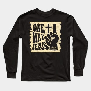 One Way Jesus Vintage Long Sleeve T-Shirt